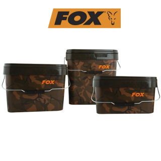 Kbelík na krmení Box FOX CAMO SQUARE BUCKETS 5 l
